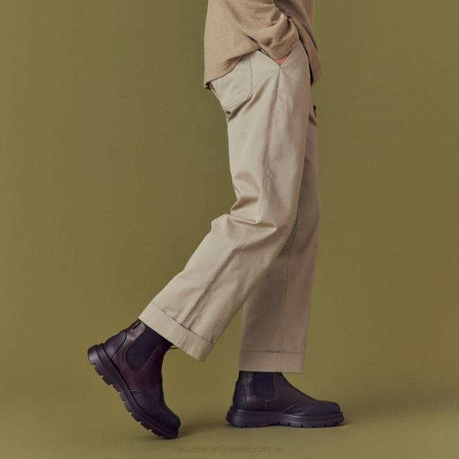 män brun Russell And Bromley conquer m stänkskydd chelsea boot T4XZ619