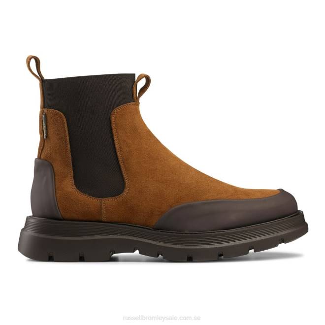 män brun Russell And Bromley conquer m stänkskydd chelsea boot T4XZ625