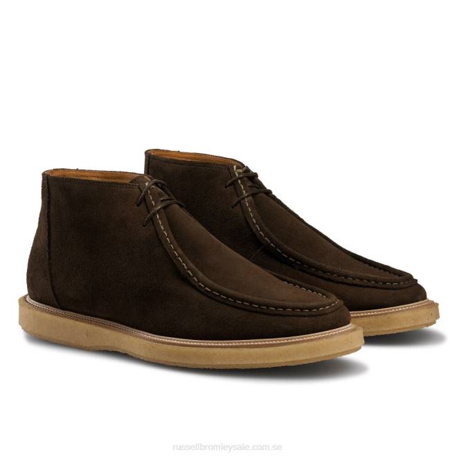 män brun Russell And Bromley jasper crepesula trappeurstövel T4XZ627