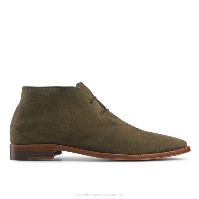 män grön Russell And Bromley pall mall ofodrad chukka stövel T4XZ626