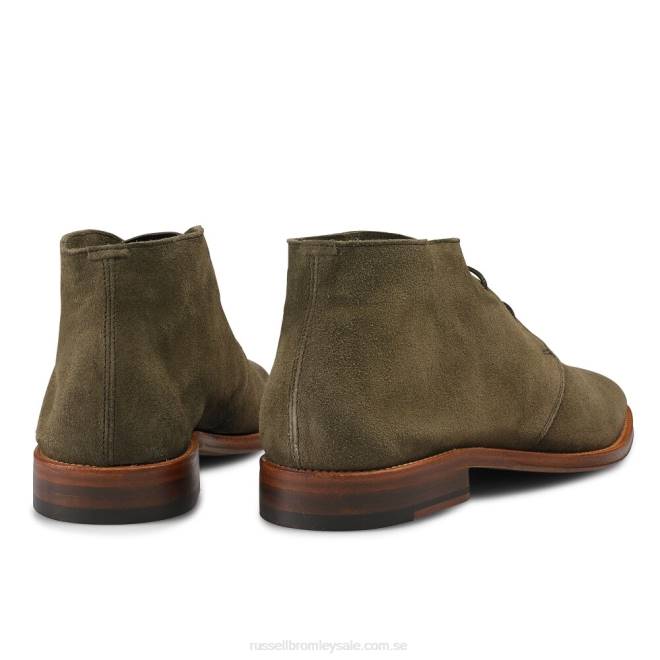 män grön Russell And Bromley pall mall ofodrad chukka stövel T4XZ626