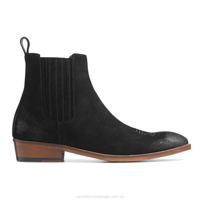 män svart Russell And Bromley arizona western stövel T4XZ607