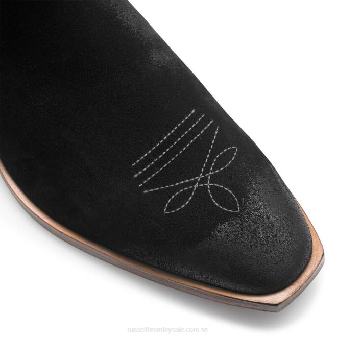 män svart Russell And Bromley arizona western stövel T4XZ607