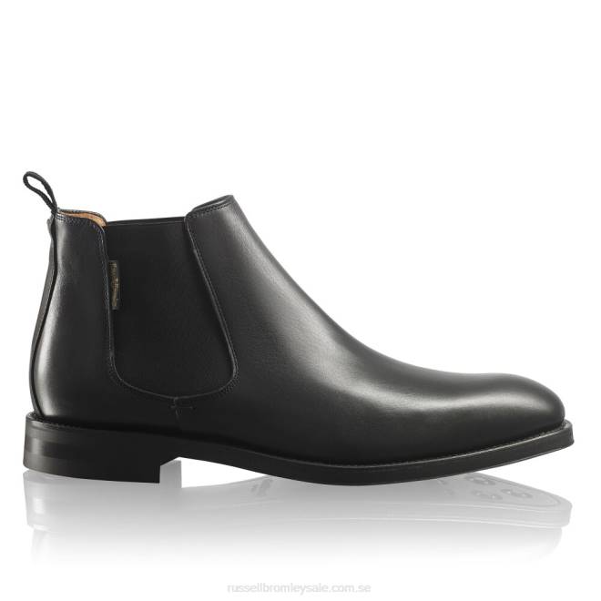 män svart Russell And Bromley burlington chelsea boot T4XZ609