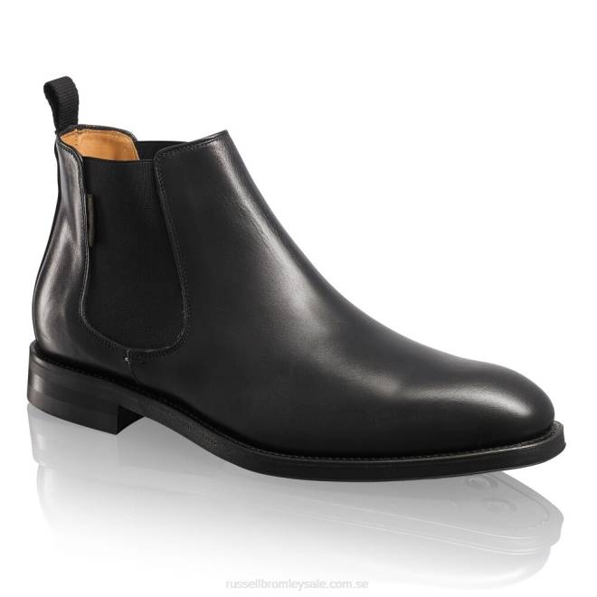 män svart Russell And Bromley burlington chelsea boot T4XZ609