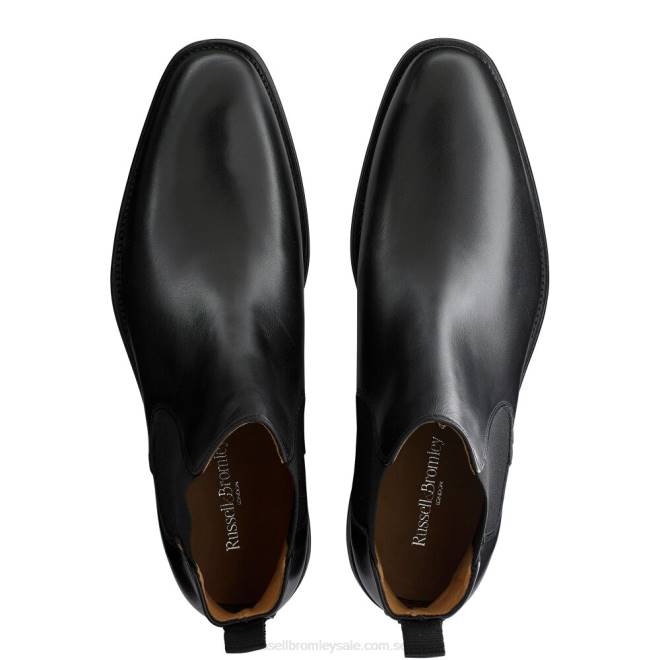 män svart Russell And Bromley burlington chelsea boot T4XZ609