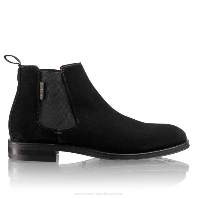 män svart Russell And Bromley burlington chelsea boot T4XZ611