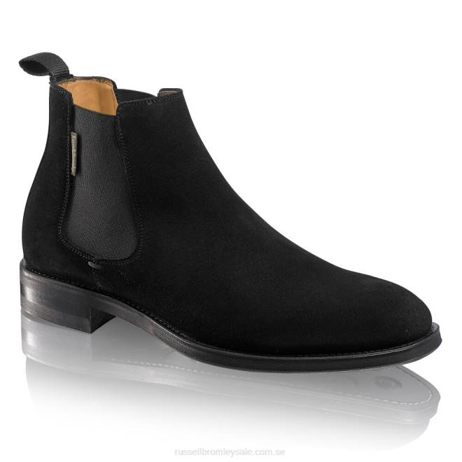 män svart Russell And Bromley burlington chelsea boot T4XZ611
