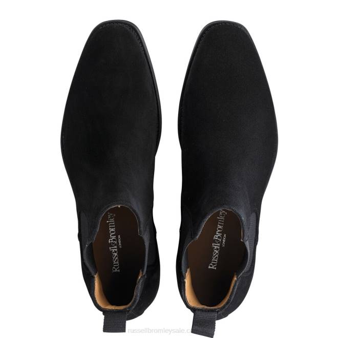 män svart Russell And Bromley burlington chelsea boot T4XZ611