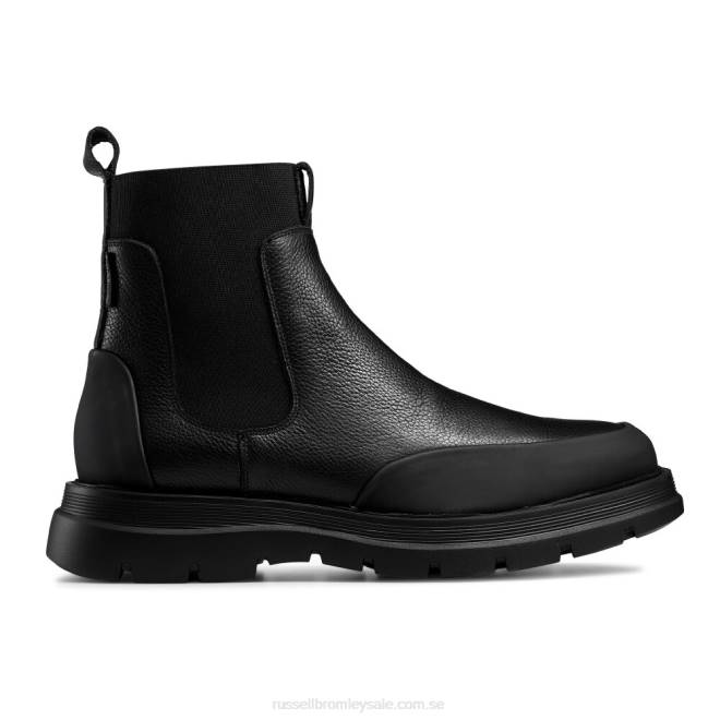 män svart Russell And Bromley conquer m stänkskydd chelsea boot T4XZ620