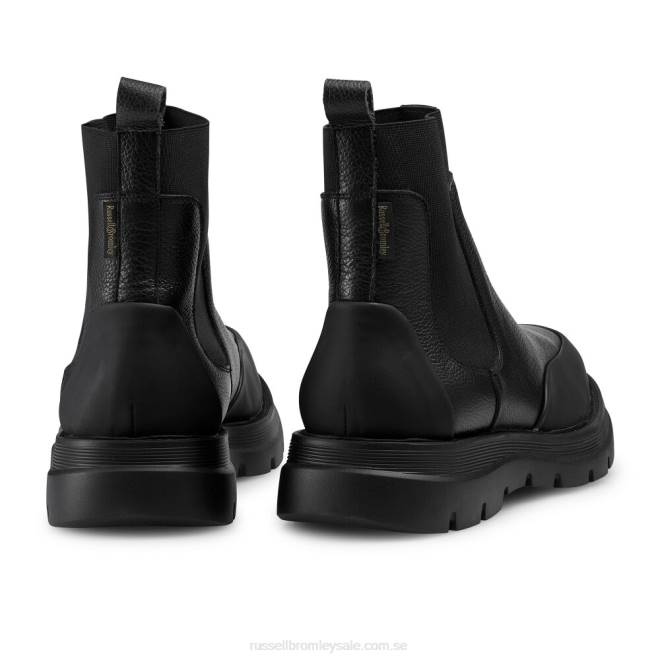 män svart Russell And Bromley conquer m stänkskydd chelsea boot T4XZ620