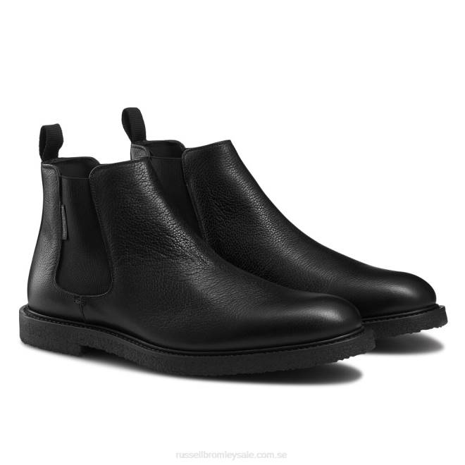 män svart Russell And Bromley dublin crepesula chelsea T4XZ618