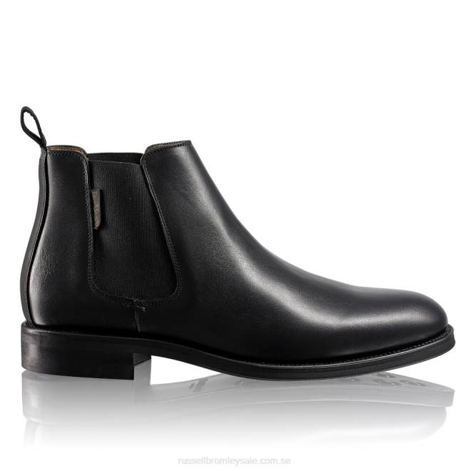 män svart Russell And Bromley guildford chelsea stövel T4XZ623