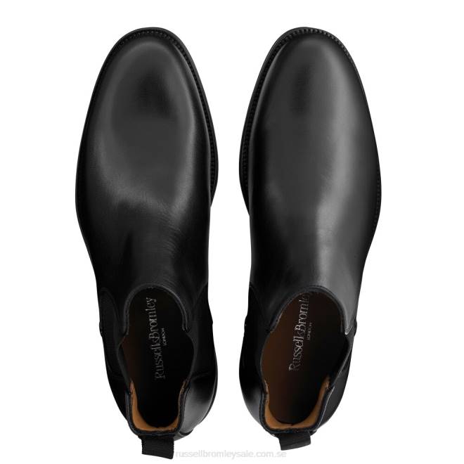 män svart Russell And Bromley guildford chelsea stövel T4XZ623