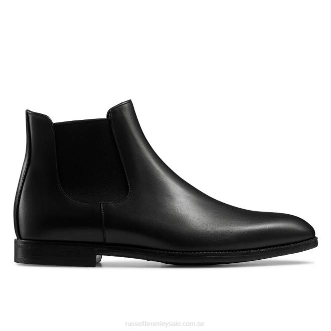 män svart Russell And Bromley up town gummistövel T4XZ628