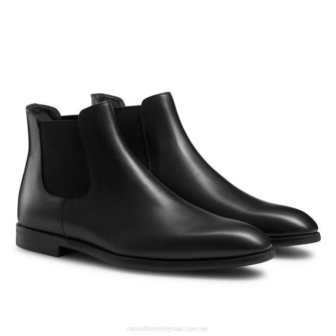 män svart Russell And Bromley up town gummistövel T4XZ628