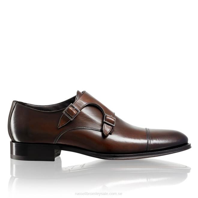 män brun Russell And Bromley björk dubbelspänne munk T4XZ603