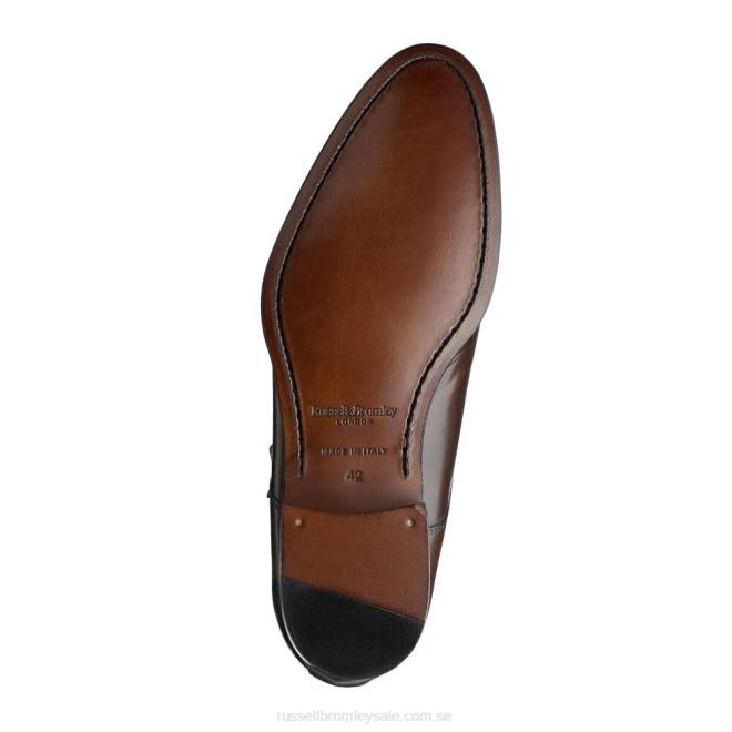 män brun Russell And Bromley björk dubbelspänne munk T4XZ603