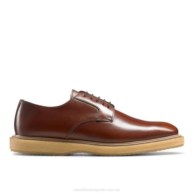 män brun Russell And Bromley oporto hi-shine derby T4XZ598
