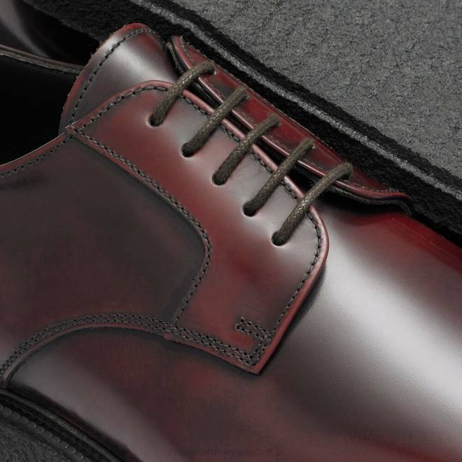 män röd Russell And Bromley oporto hi-shine derby T4XZ599