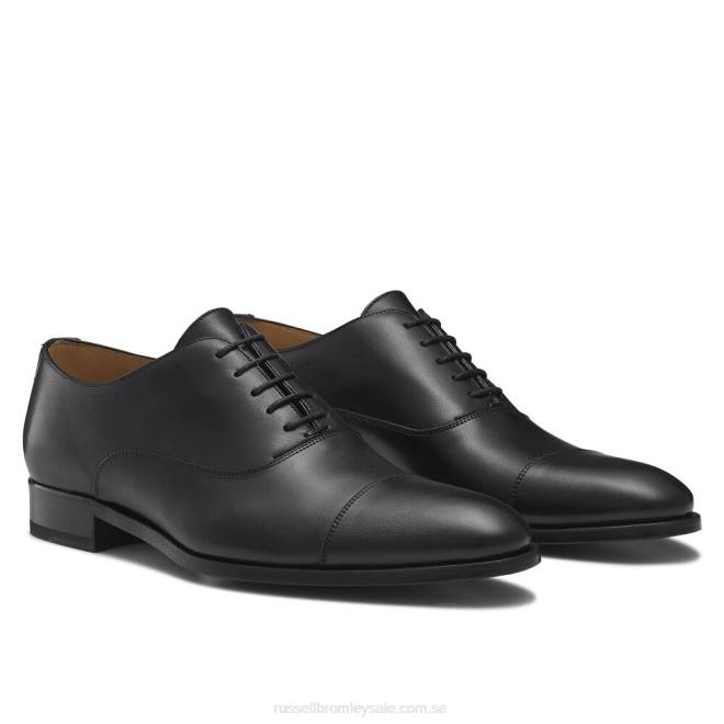 män svart Russell And Bromley cumulus tåhätta oxford T4XZ588