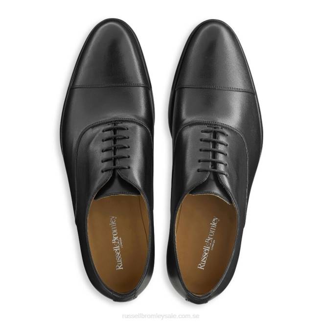 män svart Russell And Bromley cumulus tåhätta oxford T4XZ588