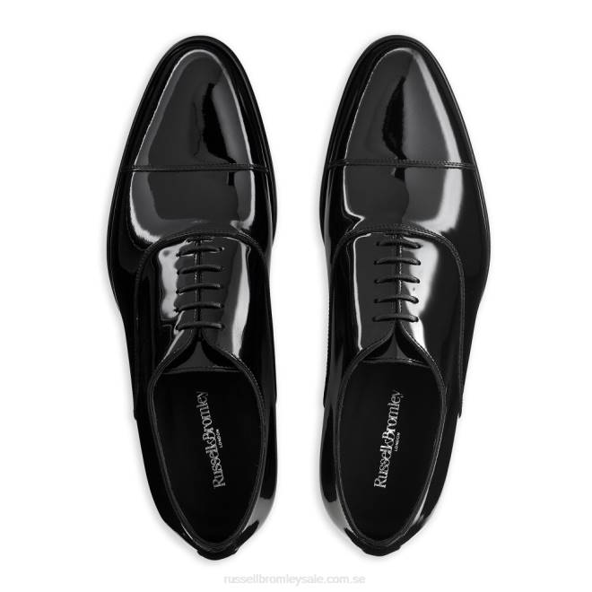 män svart Russell And Bromley cumulus tåhätta oxford T4XZ589