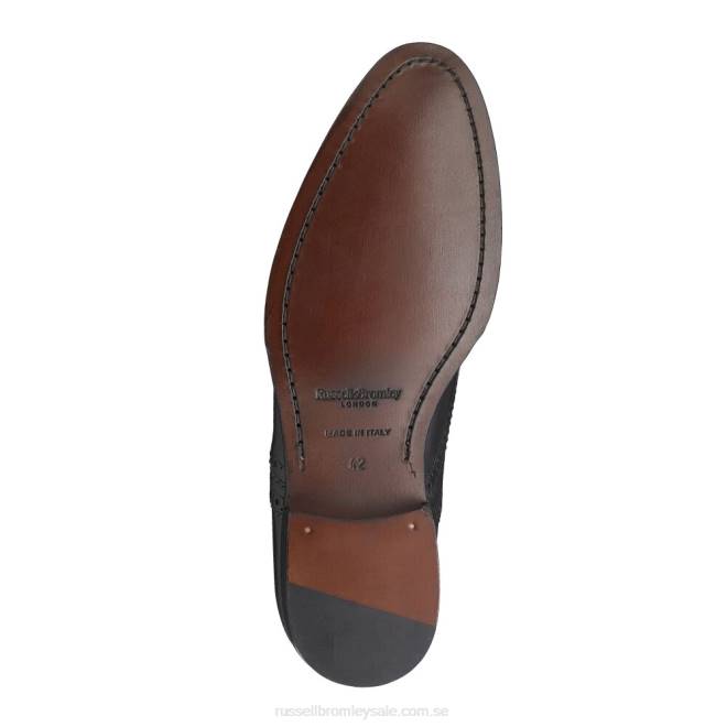 män svart Russell And Bromley ek antik brogue oxford T4XZ585