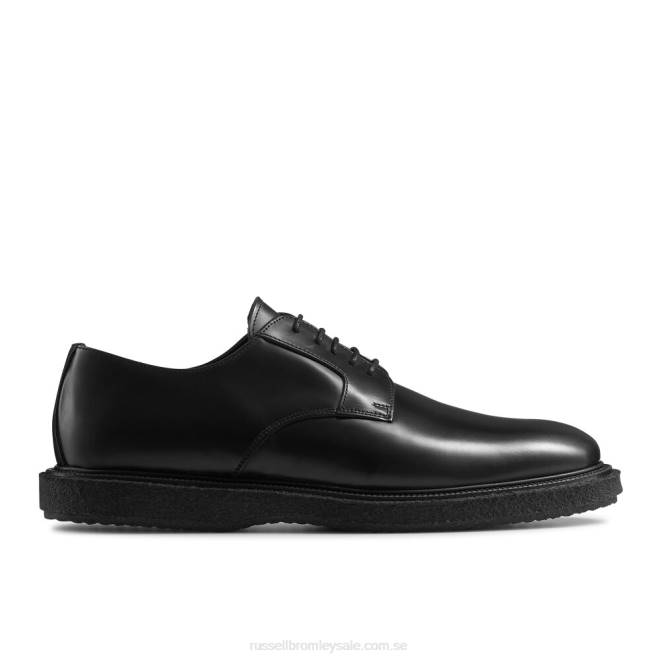 män svart Russell And Bromley oporto hi-shine derby T4XZ600