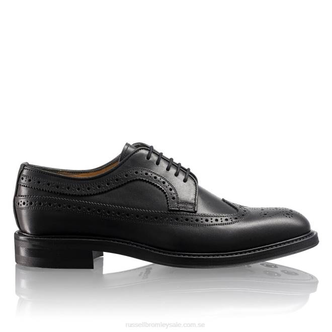 män svart Russell And Bromley southport gummisula derby T4XZ582