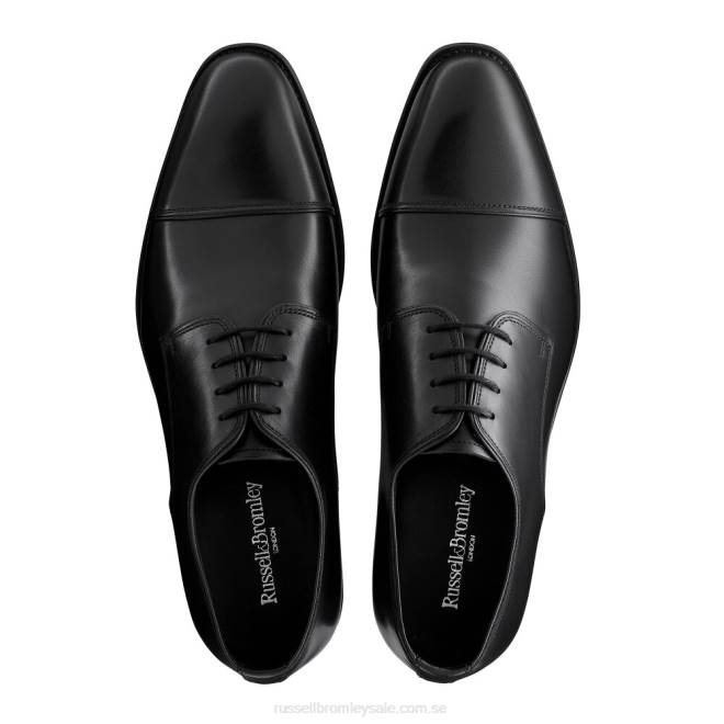 män svart Russell And Bromley spektrum tåhätta derby T4XZ594