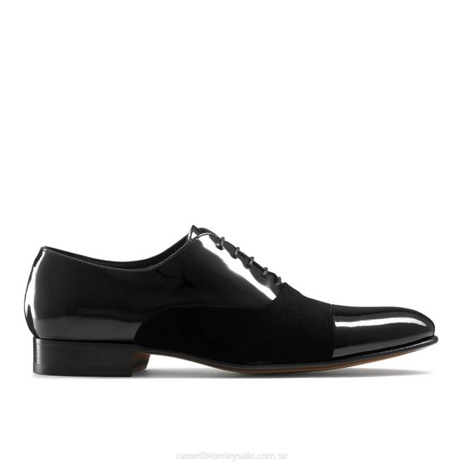 män svart Russell And Bromley stratus tåhätta oxford T4XZ590