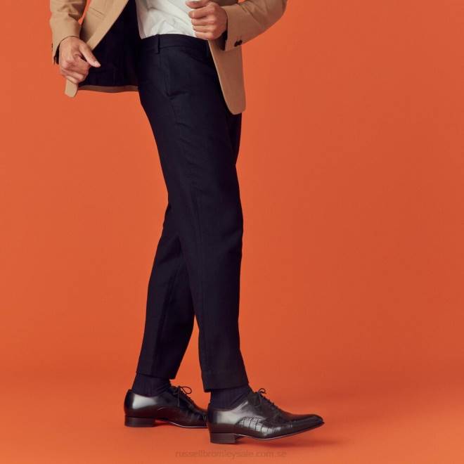 män svart Russell And Bromley stratus tåhätta oxford T4XZ592