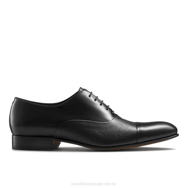 män svart Russell And Bromley stratus tåhätta oxford T4XZ596