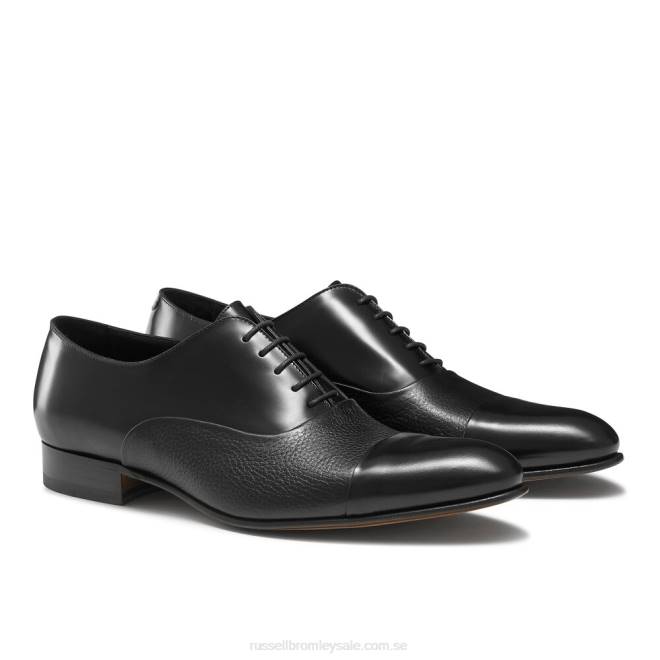 män svart Russell And Bromley stratus tåhätta oxford T4XZ596