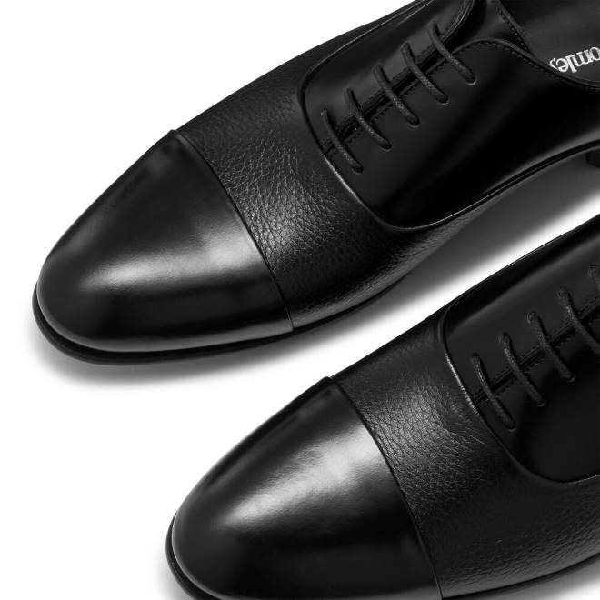 män svart Russell And Bromley stratus tåhätta oxford T4XZ596
