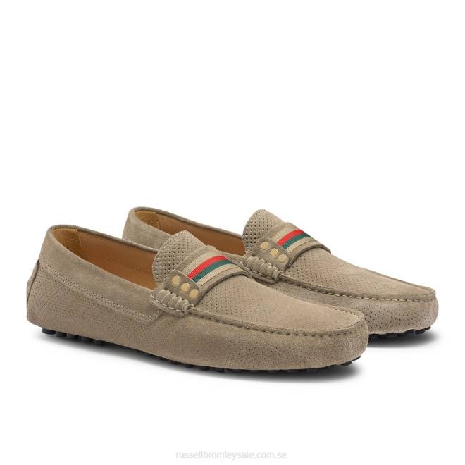 män beige Russell And Bromley drivrutinen för spyder T4XZ484