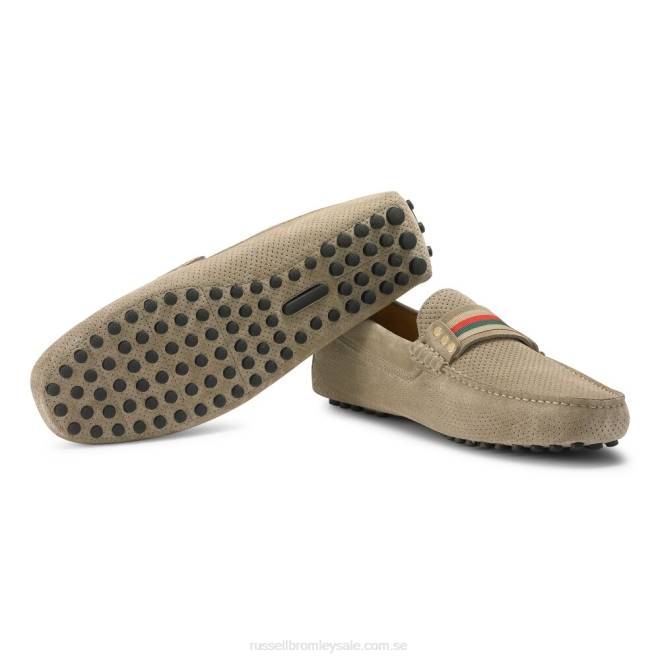 män beige Russell And Bromley drivrutinen för spyder T4XZ484