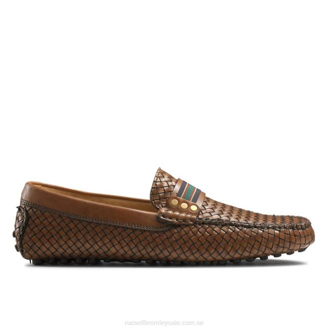 män brun Russell And Bromley Spyder w drivrutinen T4XZ481