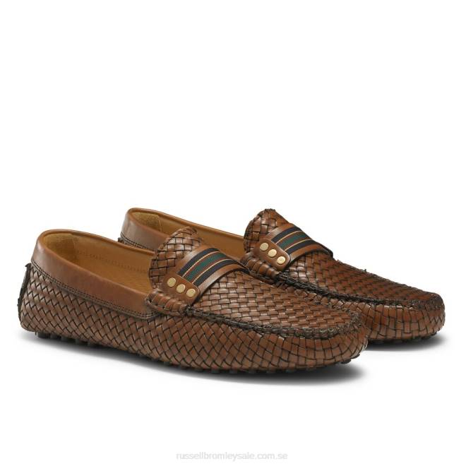 män brun Russell And Bromley Spyder w drivrutinen T4XZ481