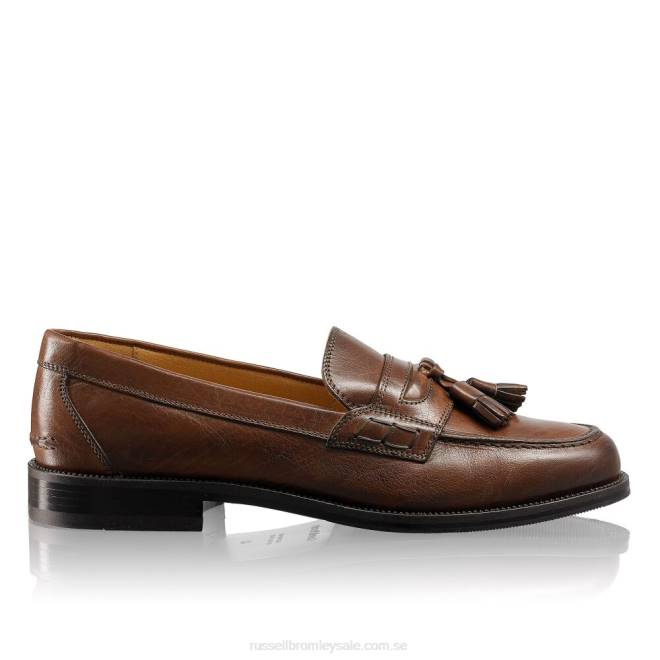 män brun Russell And Bromley keeble 3 tofs college loafer T4XZ569
