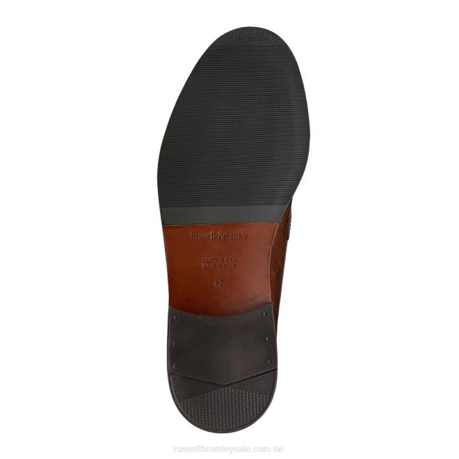 män brun Russell And Bromley keeble 3 tofs college loafer T4XZ569