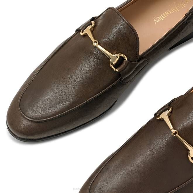 män brun Russell And Bromley loafer m snaffle loafer T4XZ553