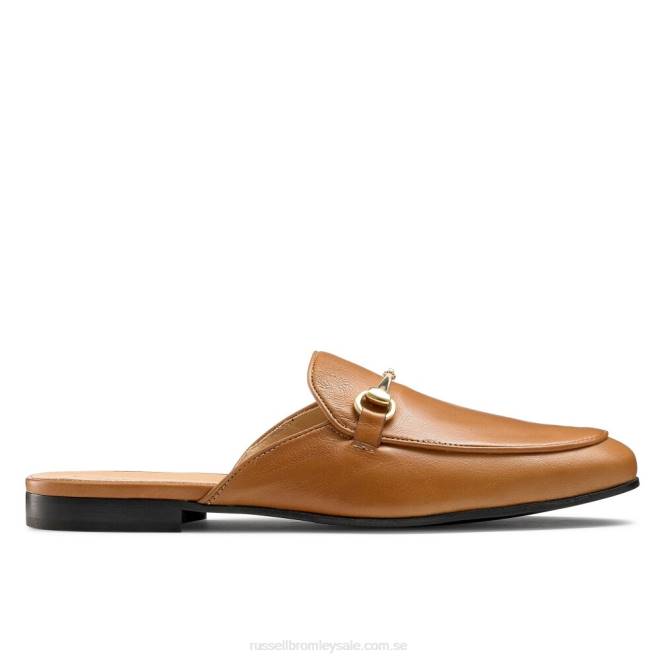 män brun Russell And Bromley loaferslip rygglös loafer T4XZ546