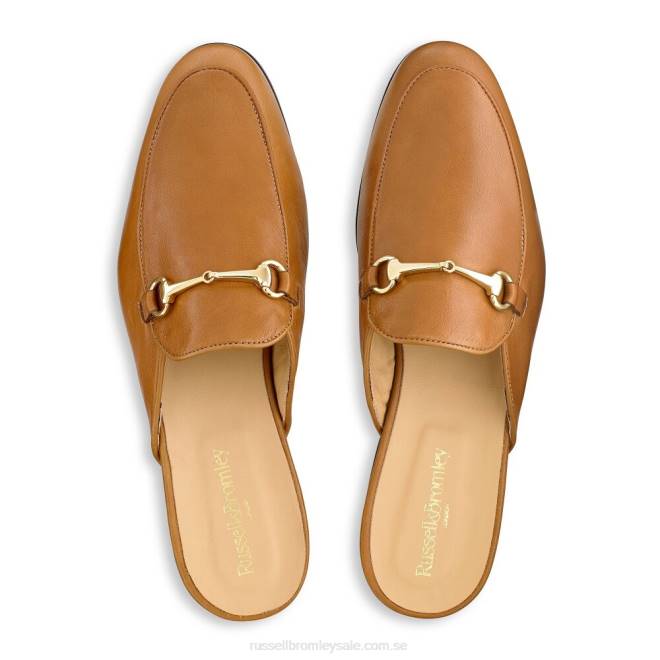 män brun Russell And Bromley loaferslip rygglös loafer T4XZ546
