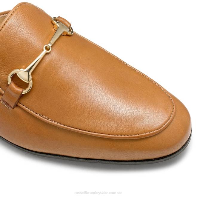 män brun Russell And Bromley loaferslip rygglös loafer T4XZ546