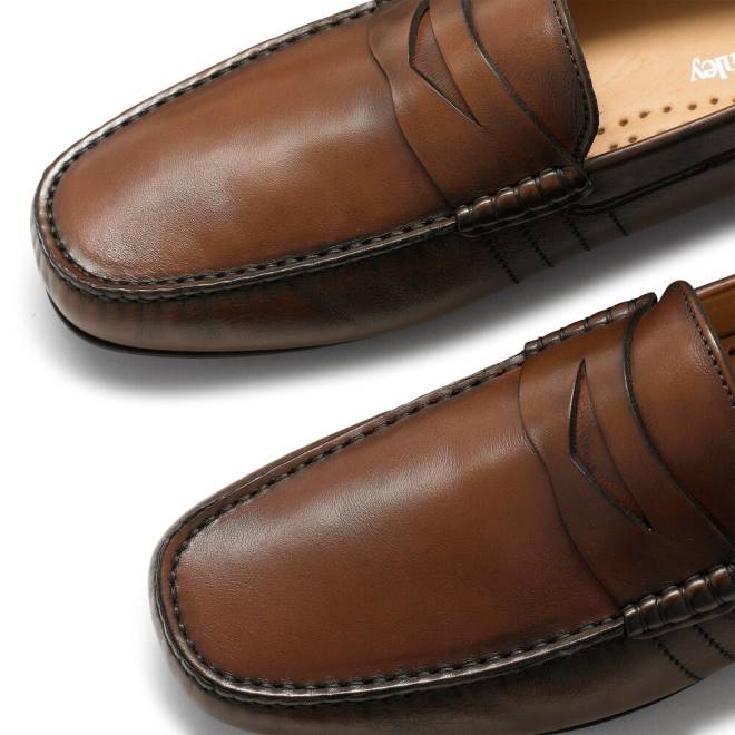 män brun Russell And Bromley mjukt slitage drivrutin T4XZ487