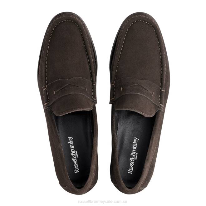 män brun Russell And Bromley saturn klassisk loafer T4XZ558