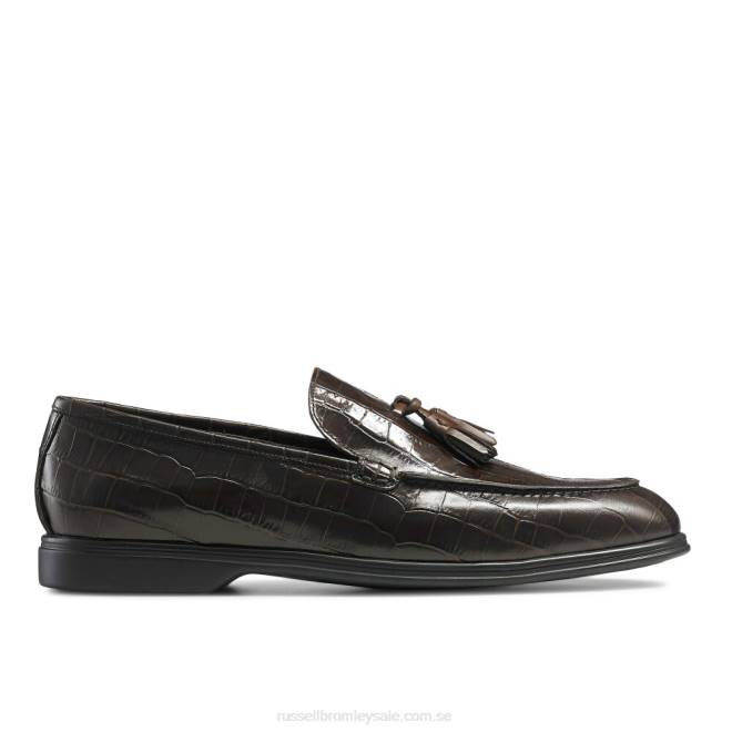 män brun Russell And Bromley tofs tofs loafer T4XZ560