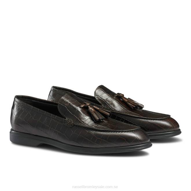 män brun Russell And Bromley tofs tofs loafer T4XZ560